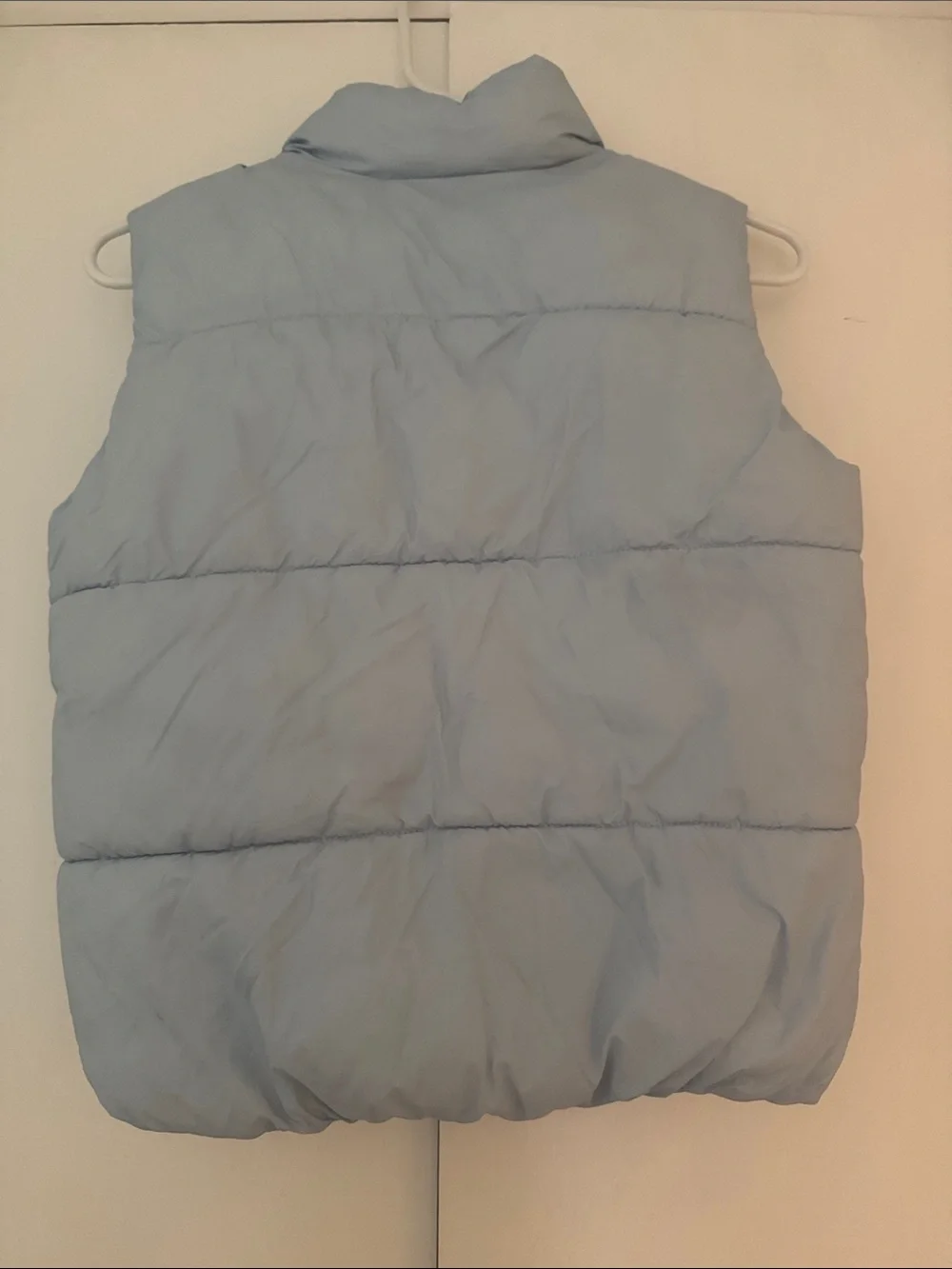 Old Navy Light Blue Quilted Kids Puffer Vest